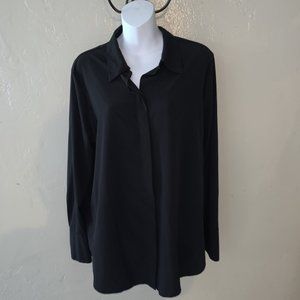 Formal black blouse